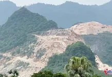 Một doanh nghiệp khai thác đá ở Nghệ An bị phạt 320 triệu đồng