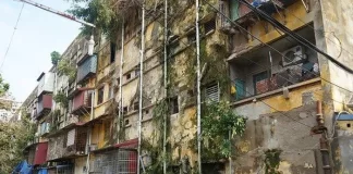 Nhiều chung cư bị nứt, nghiêng sau bão số 3