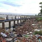 Kè Bạch Đằng, phường Tuy Hoà-Đắck Lắck bị sóng đánh hư hại