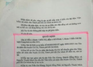 TP.HCM: Tòa Phúc thẩm hủy bản án sơ thẩm để điều tra lại, bảo đảm xử đúng người đúng tội