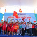 Xã Đông Sơn giành chức vô địch đua thuyền trên sông Trà Bồng 2026